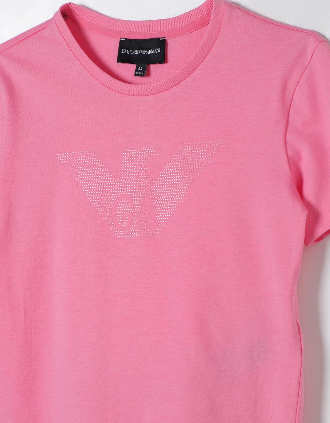 Girls Short Sleeve Crew Neck TShirt