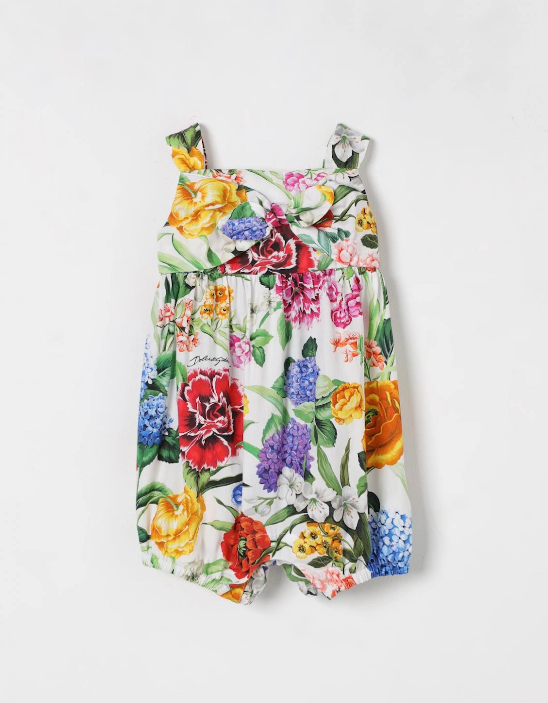 Floral Romper Bow Detail, 4 of 3