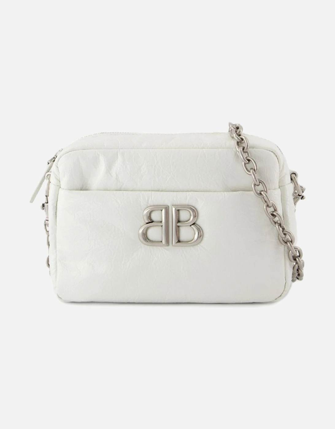 Monaco Leather Camera Shoulder Bag with Chain Strap, 4 of 3