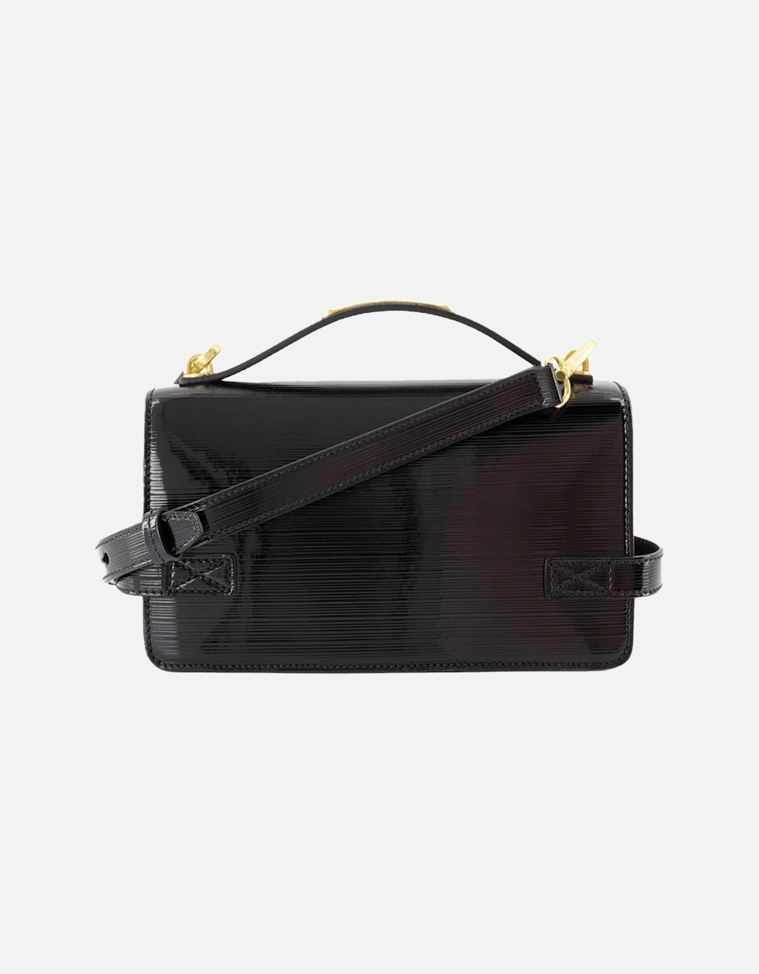 Elegant Leather Crossbody Bag with Magnetic Closure and Multiple Compartments