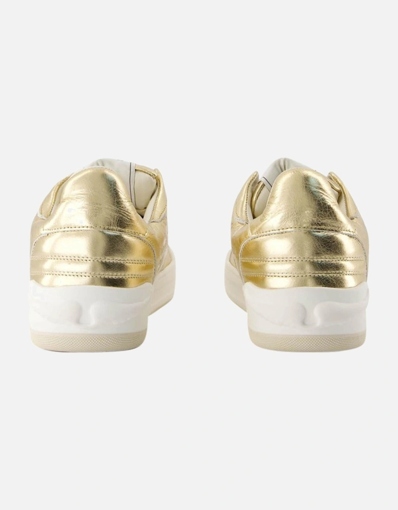 Luxury Leather Wings Sneakers