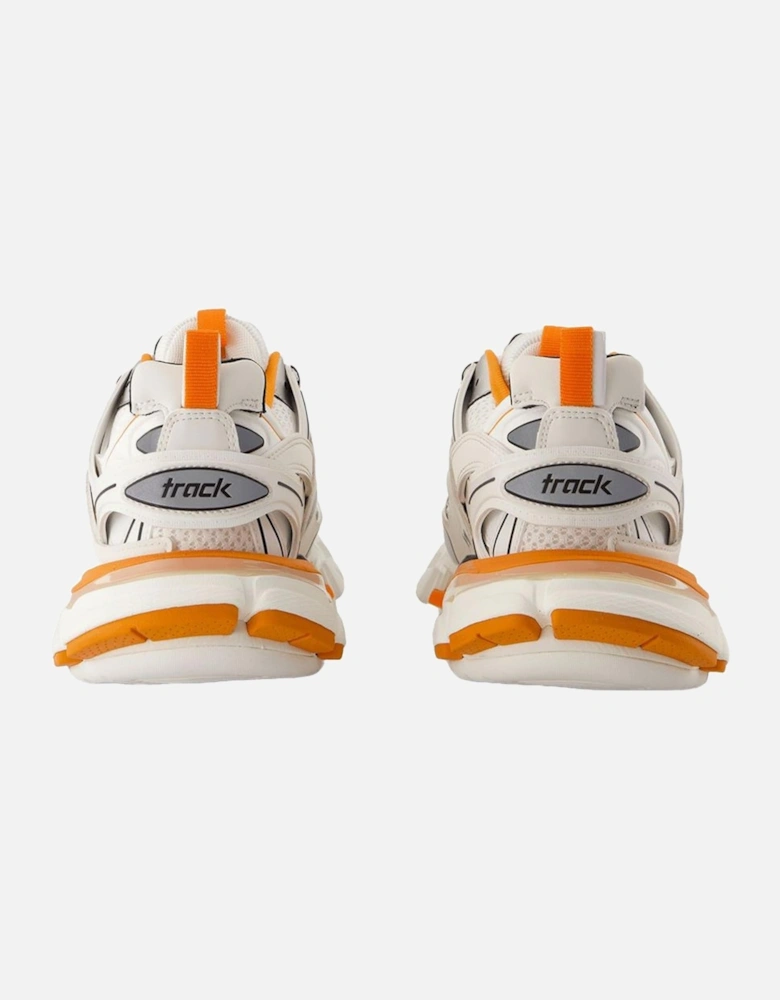 Track Fabric Mesh Sneakers with Laces