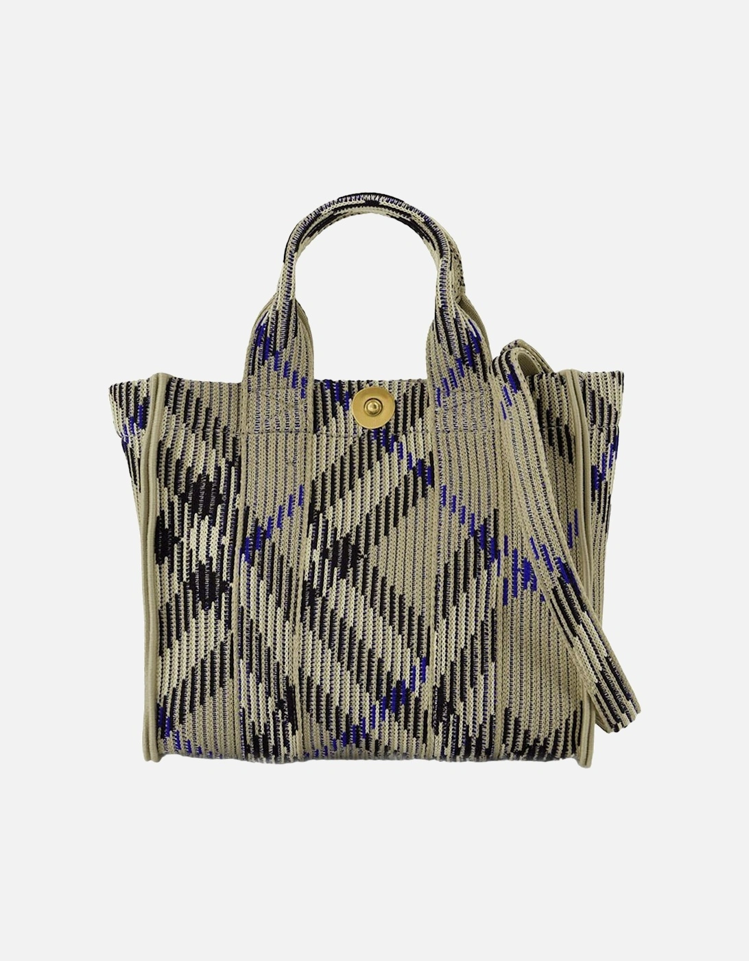 Mini Knit Shopper Bag with Top Handle and Interior Pockets, 4 of 3