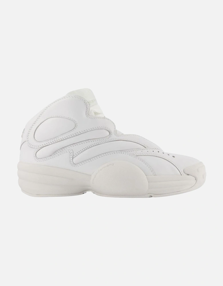 Hoop Sneakers - Leather - White