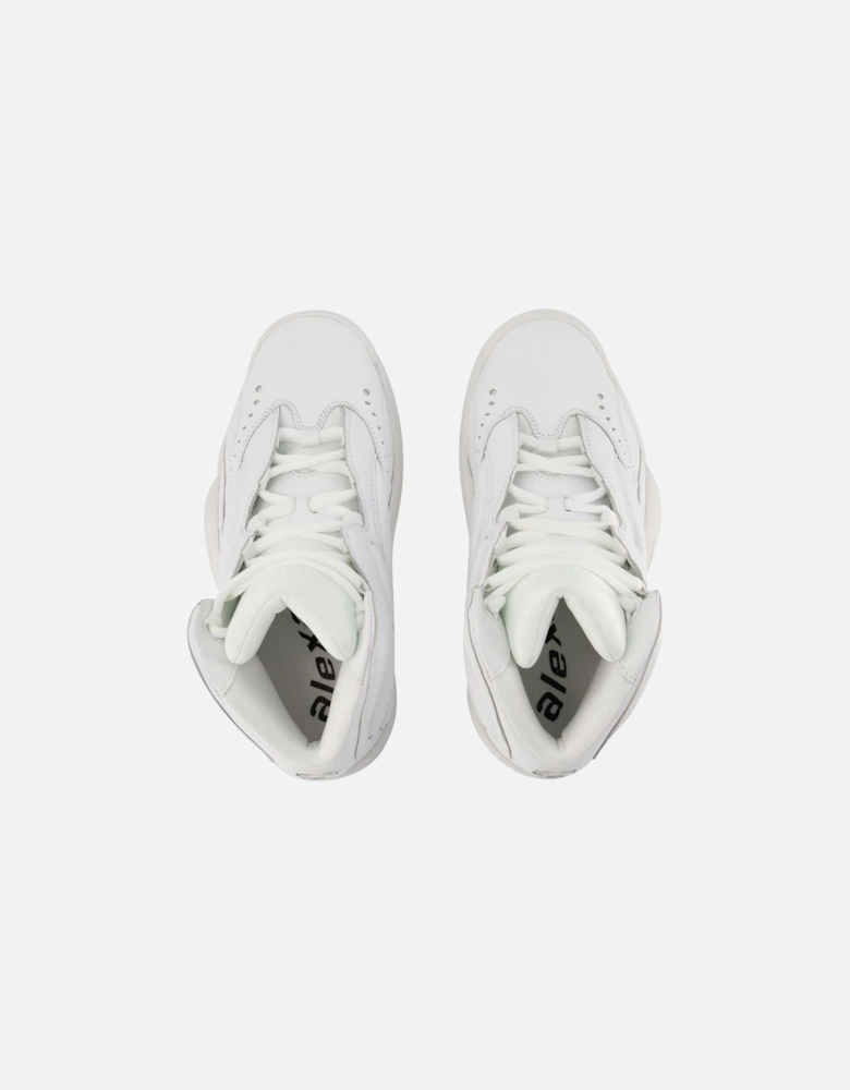 Hoop Sneakers - Leather - White