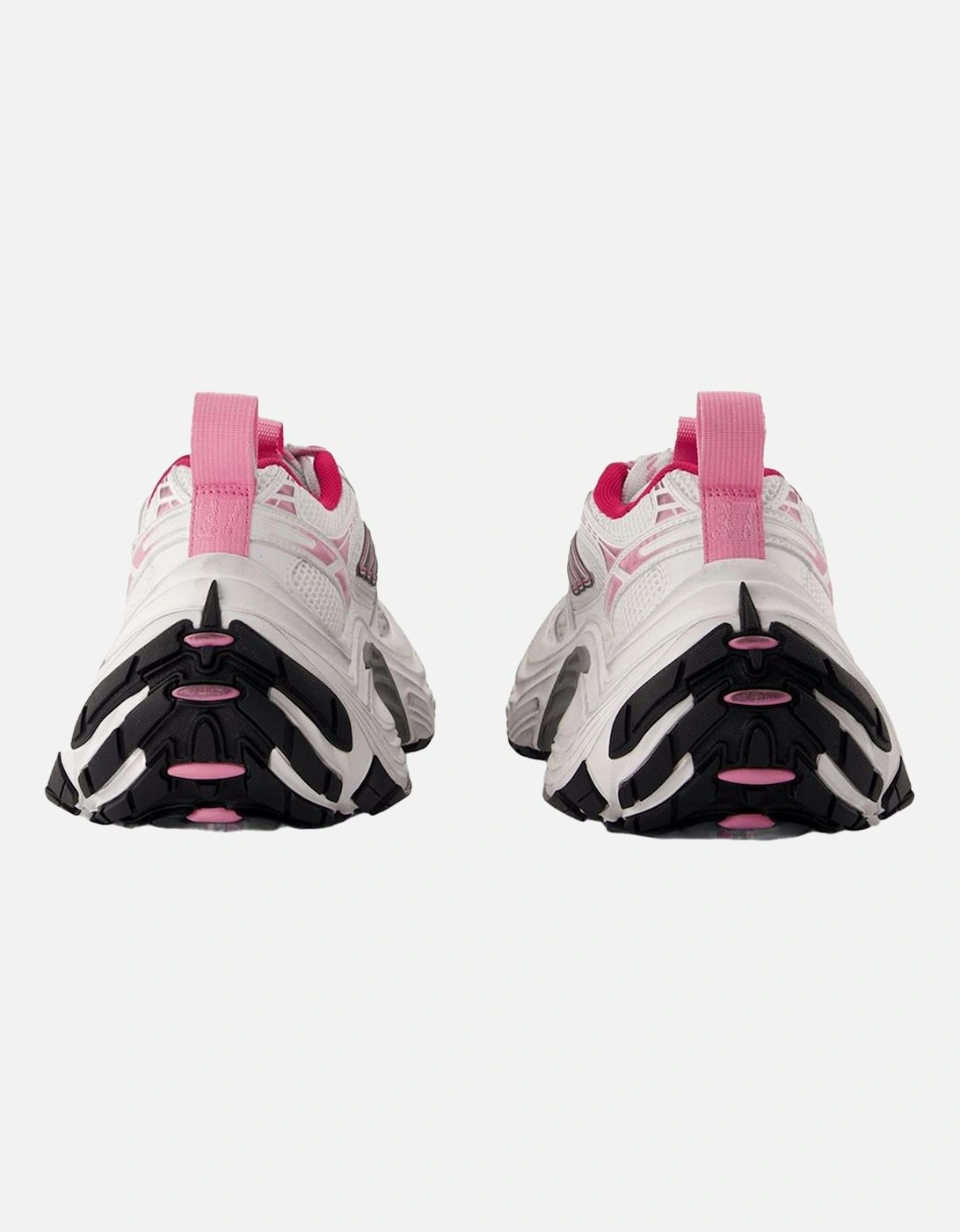 Synthetic Polyurethane Round Toe Lace-Up Sneakers