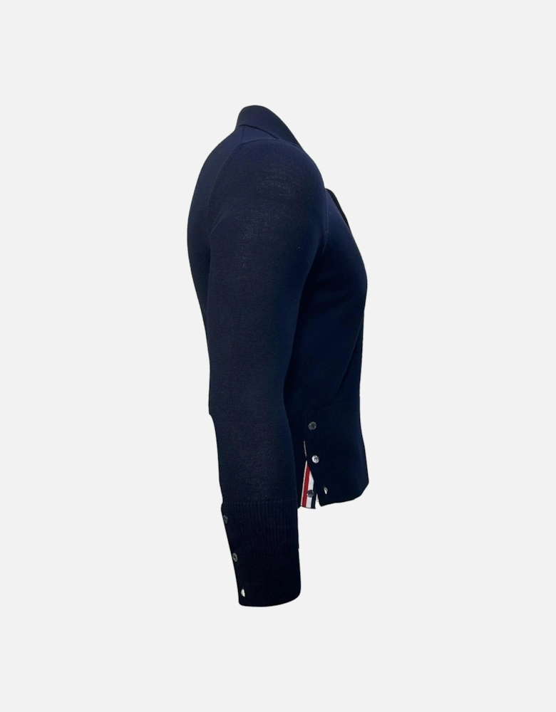 LongSleeve Polo Sweater FourStripe Cuff