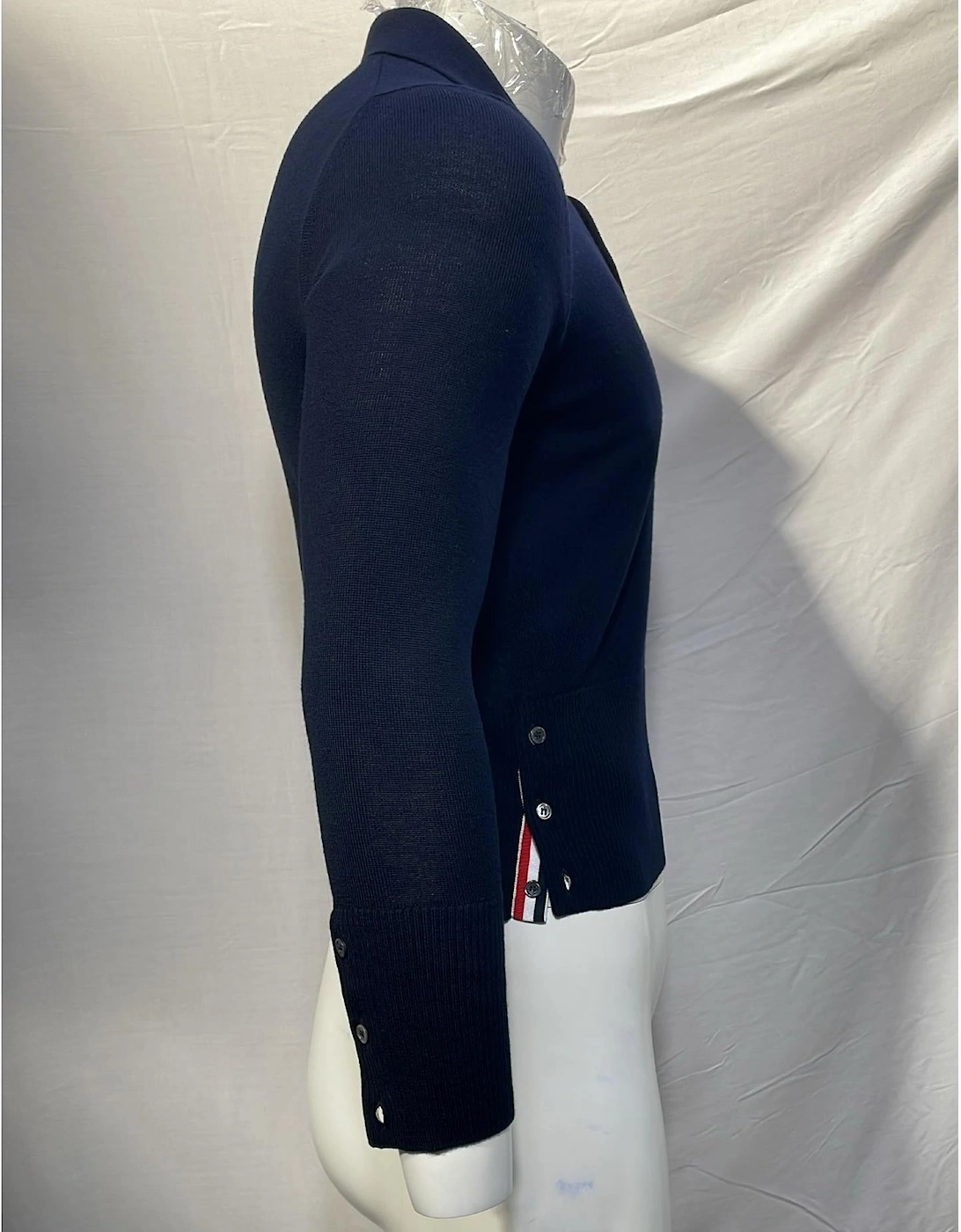 LongSleeve Polo Sweater FourStripe Cuff