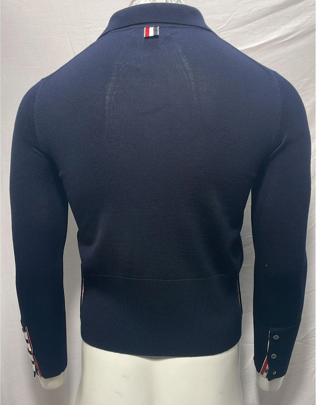 LongSleeve Polo Sweater FourStripe Cuff