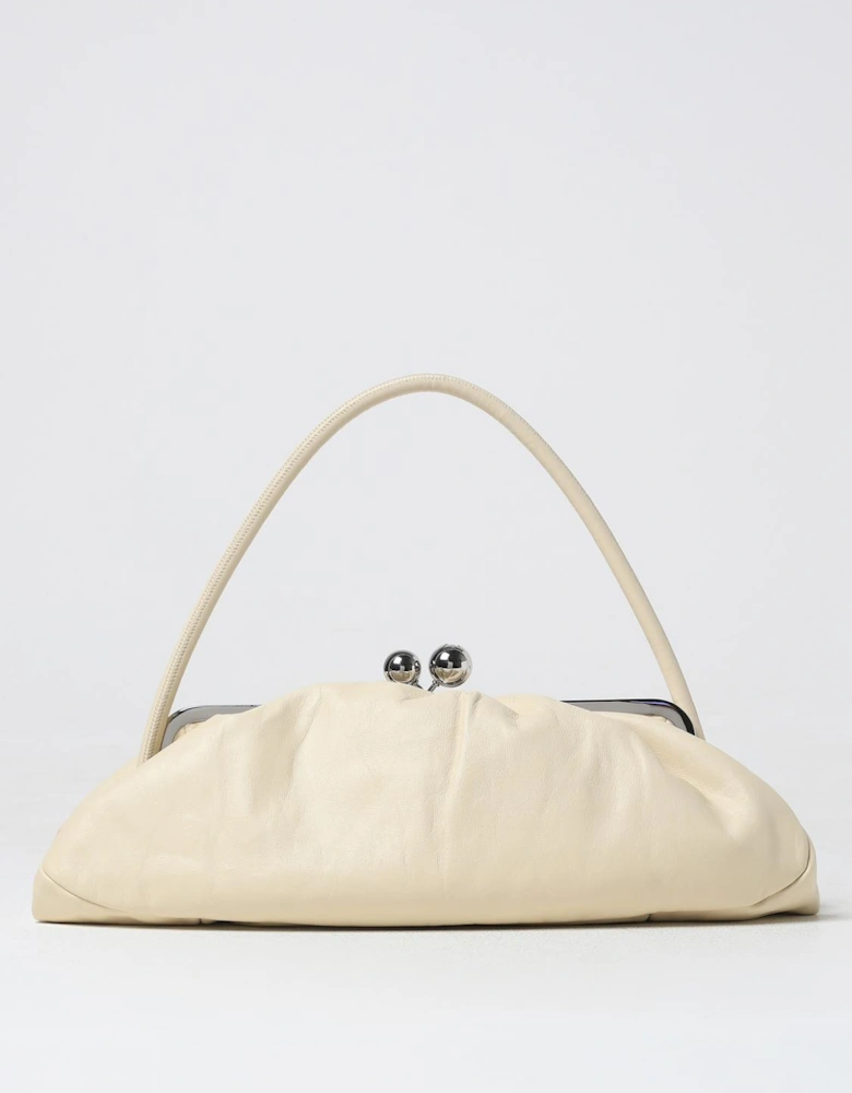 Clutch Bag Leather Top Handle