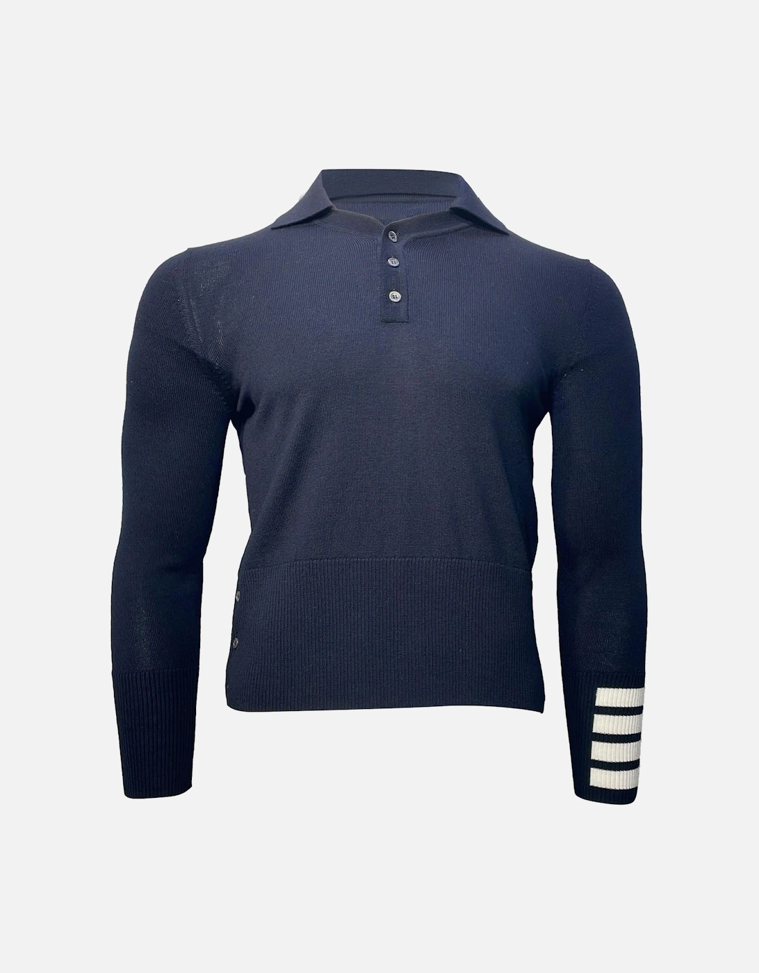 LongSleeve Polo Sweater FourStripe Cuff, 11 of 10