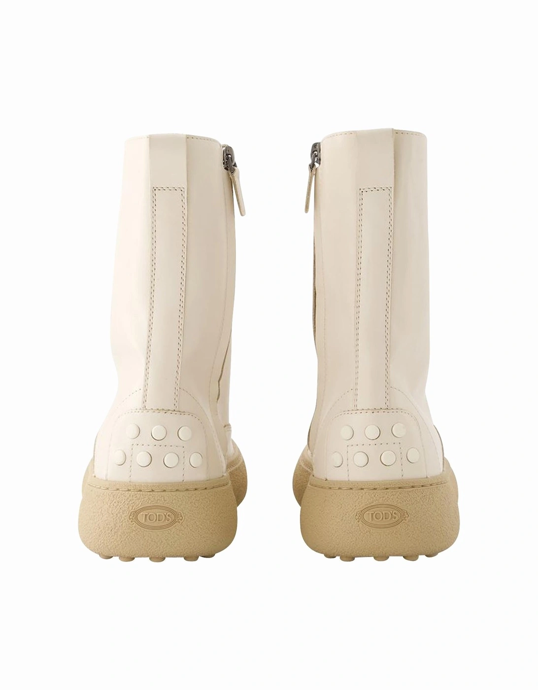 LaceUp Leather Ankle Boots