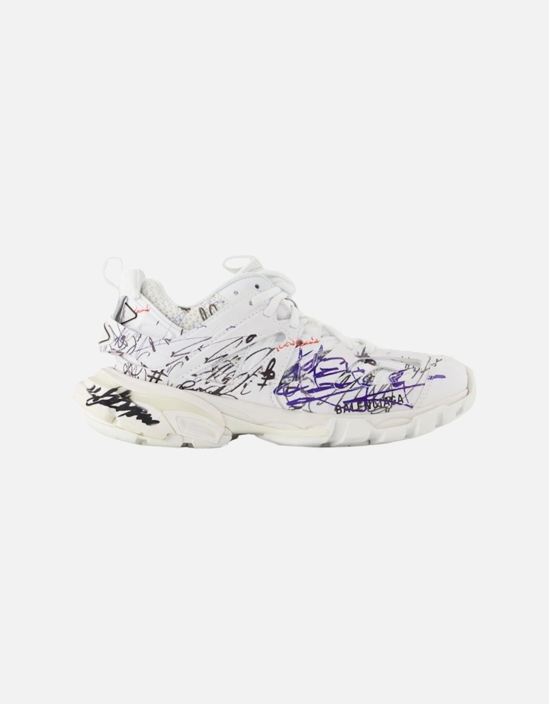 Track Sneakers Nylon Lace-up Closure