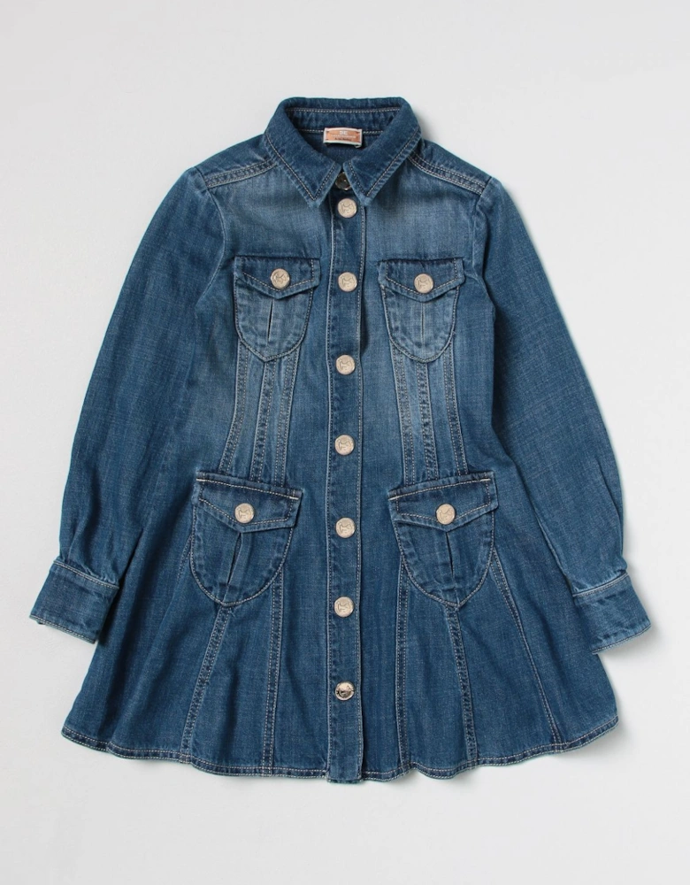 Denim Dress Shirt Dress Casual