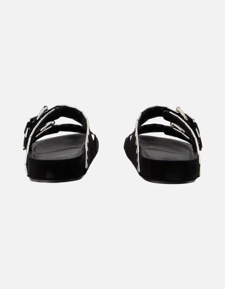 Leather Calfskin Smooth Sandals