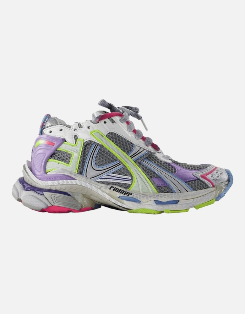 Gradient Synthetic Runner Sneakers
