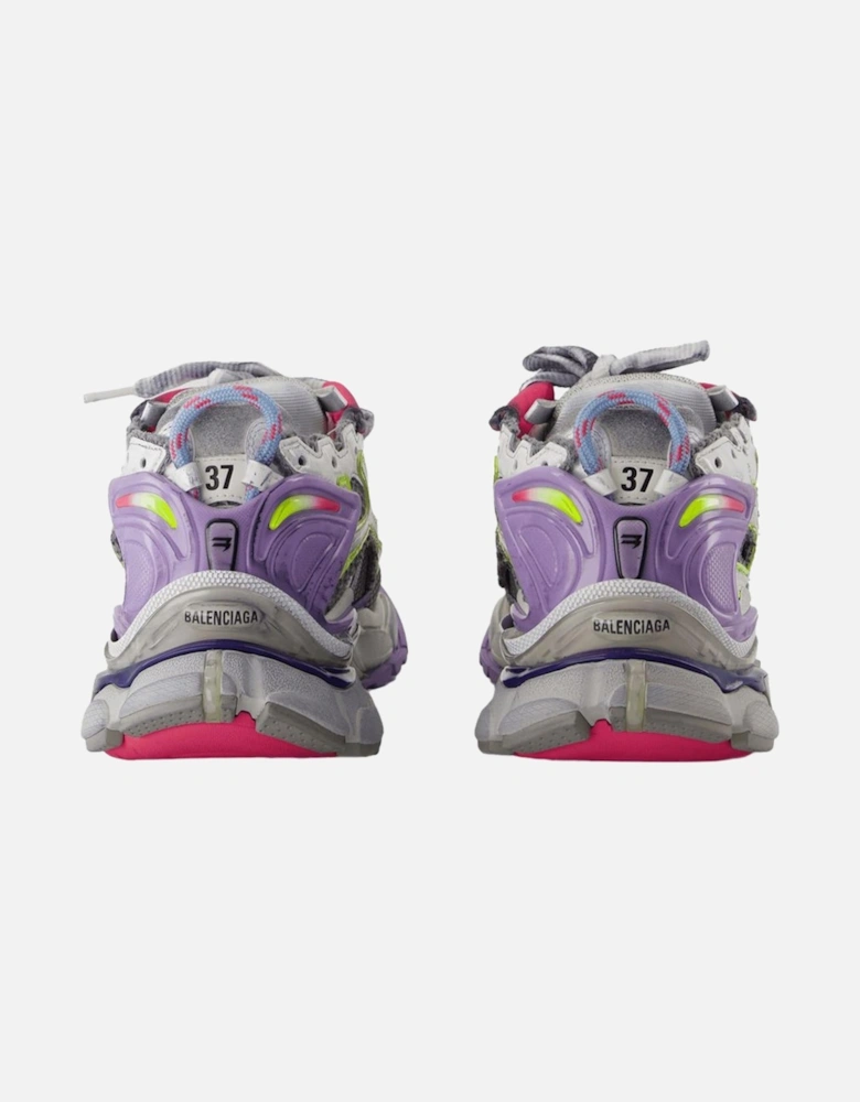 Gradient Synthetic Runner Sneakers