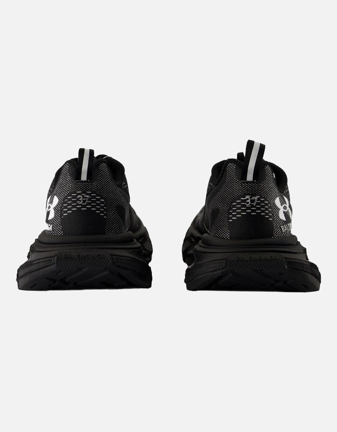 3XL Synthetic Sneakers with Lace-up Closure and Round Toe
