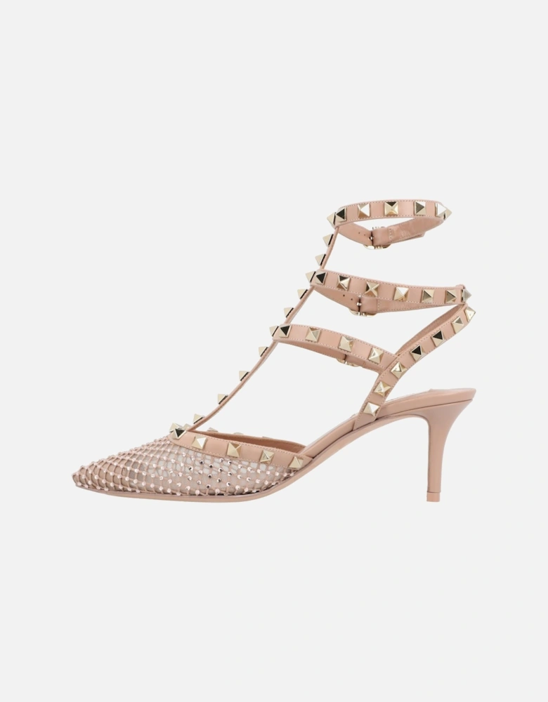 Elegant Pointed Toe High Heel Pumps with Ankle Strap