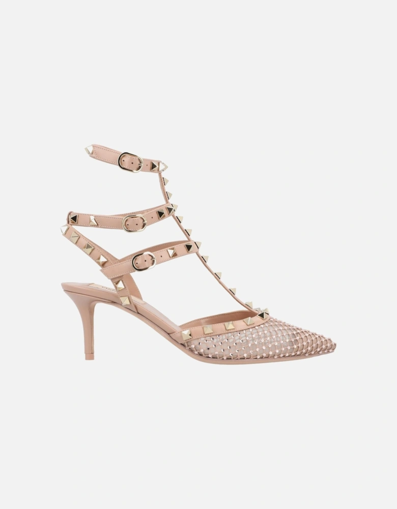 Elegant Pointed Toe High Heel Pumps with Ankle Strap