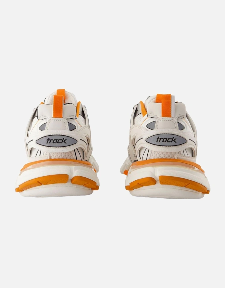 Track Sneakers with Fabric Mesh and Lace-Up Closure