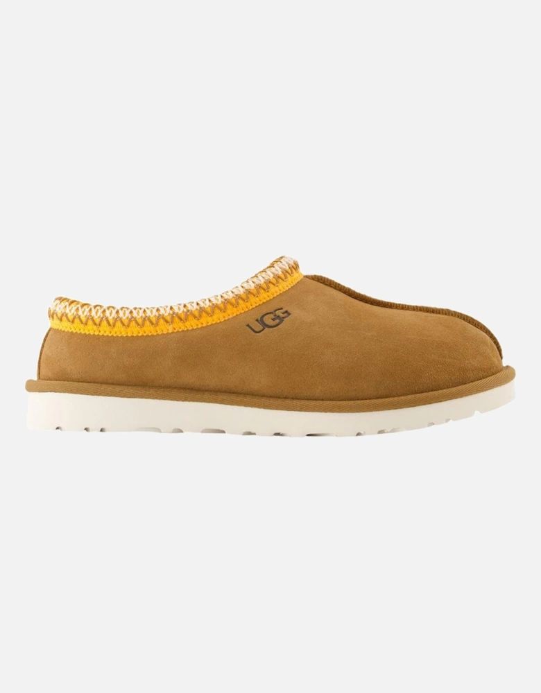 Shearling Leather Slip-On Mules