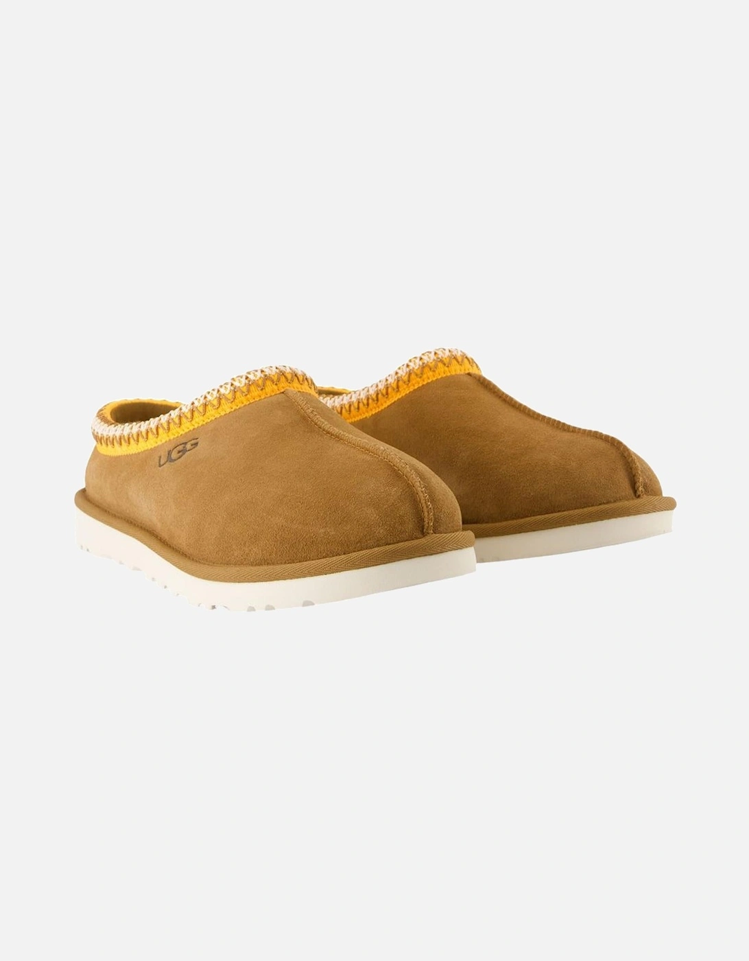 Shearling Leather Slip-On Mules
