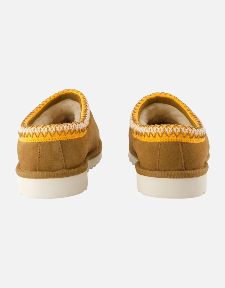 Shearling Leather Slip-On Mules