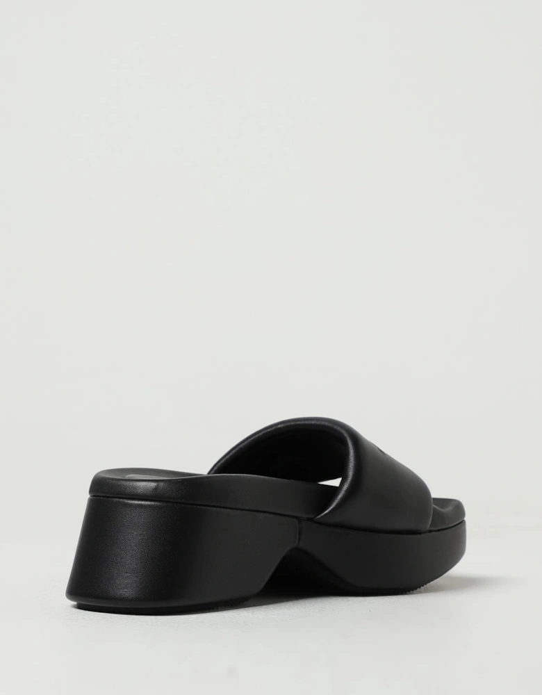 Platform Slide Sandals with a Comfortable Footbed
