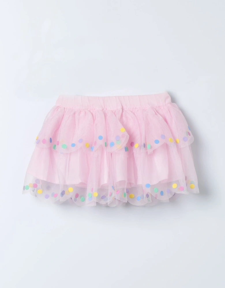 Girls Tulle Confetti Skirt