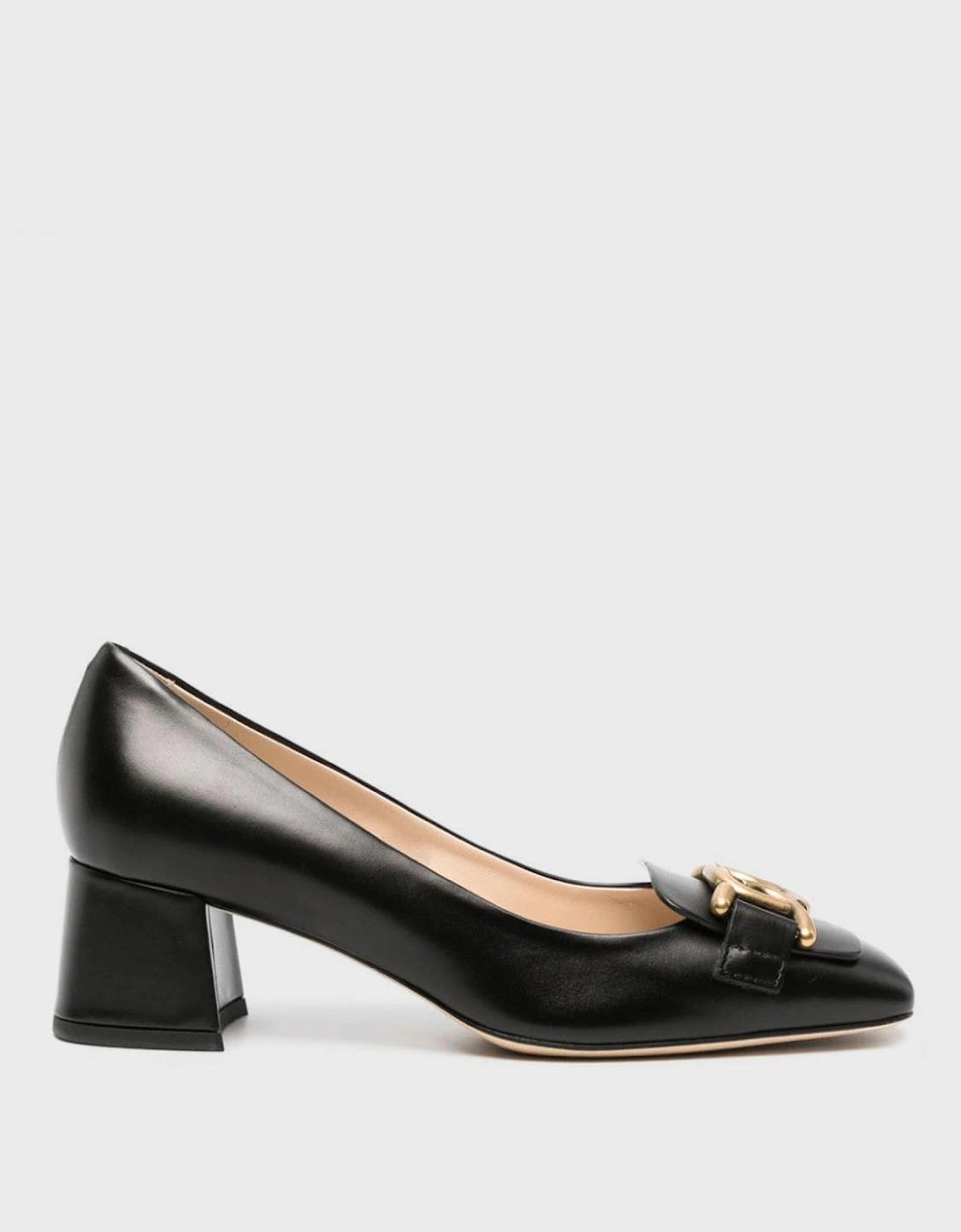 Leather Block Heel Pumps, 5 of 4