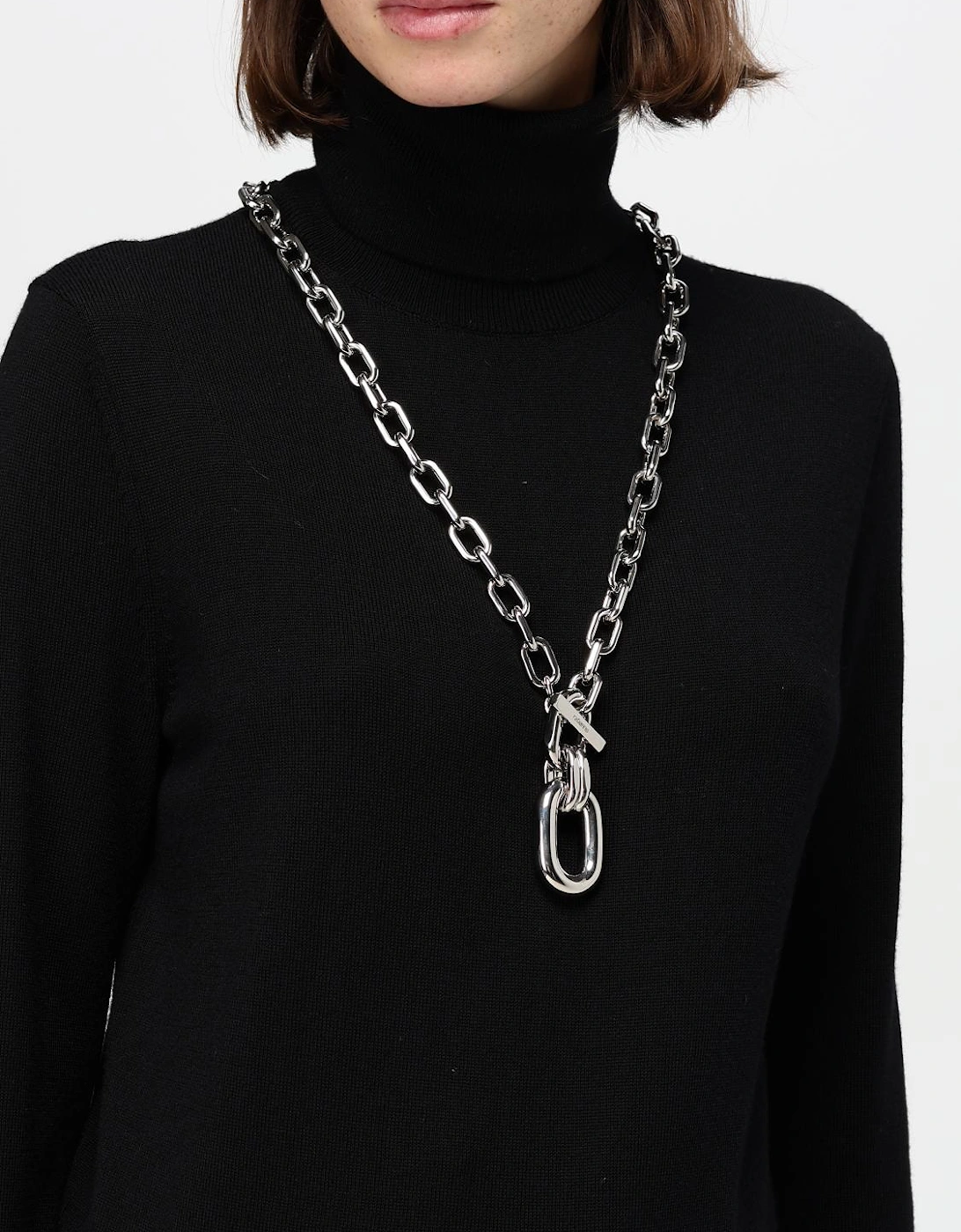Chain Necklace Toggle Clasp