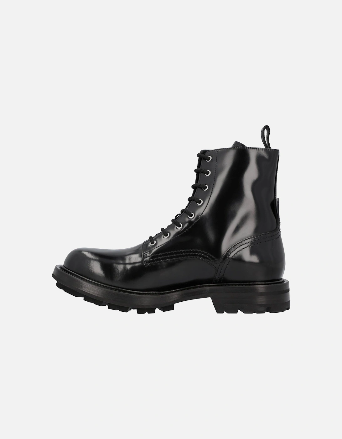 Tread Slick Leather Ankle Boots