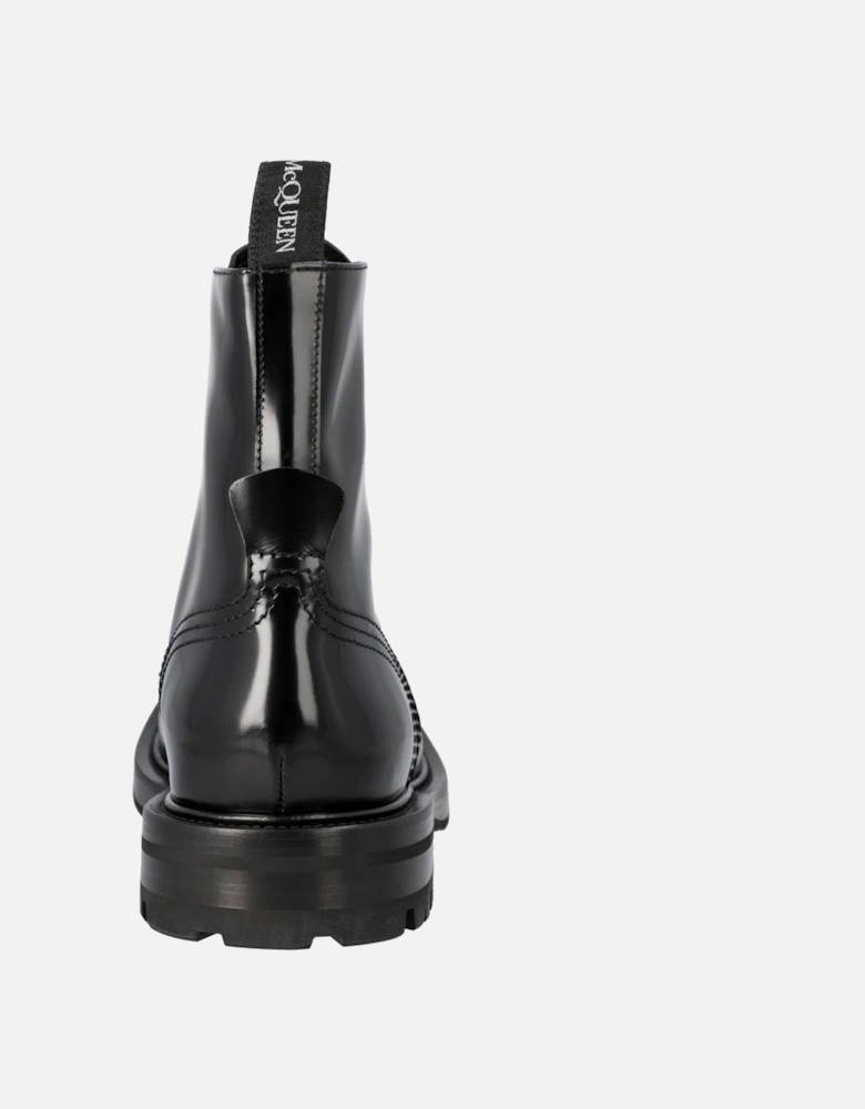 Tread Slick Leather Ankle Boots