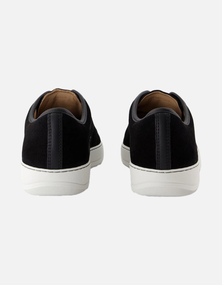 Smooth Calfskin Leather Sneakers with Top Laces