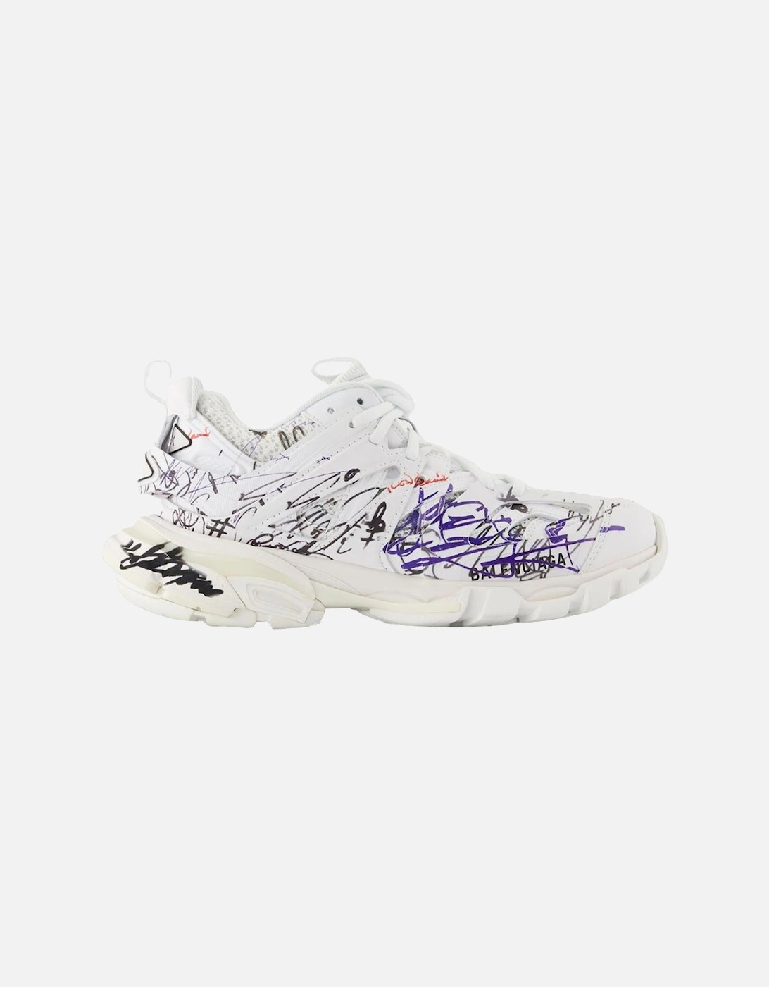 Nylon Track Sneakers with Top Laces and Round Toe, 4 of 3