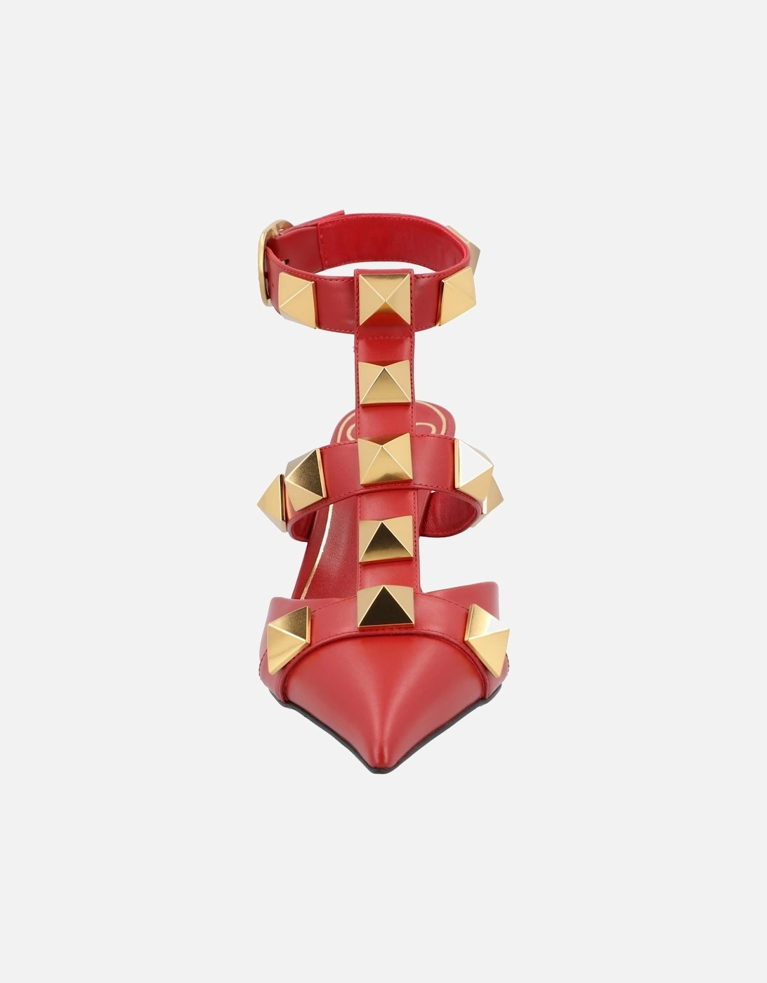 Pointed Toe High Heel Court Shoes with Ankle Strap