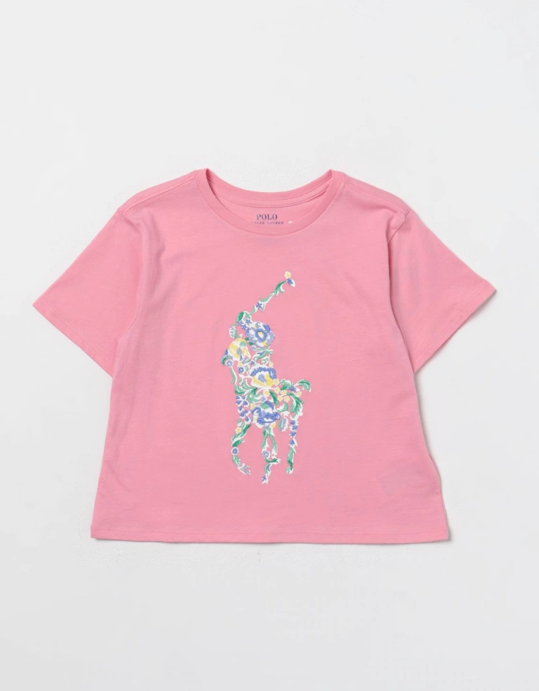 Floral Polo Player Graphic Tee