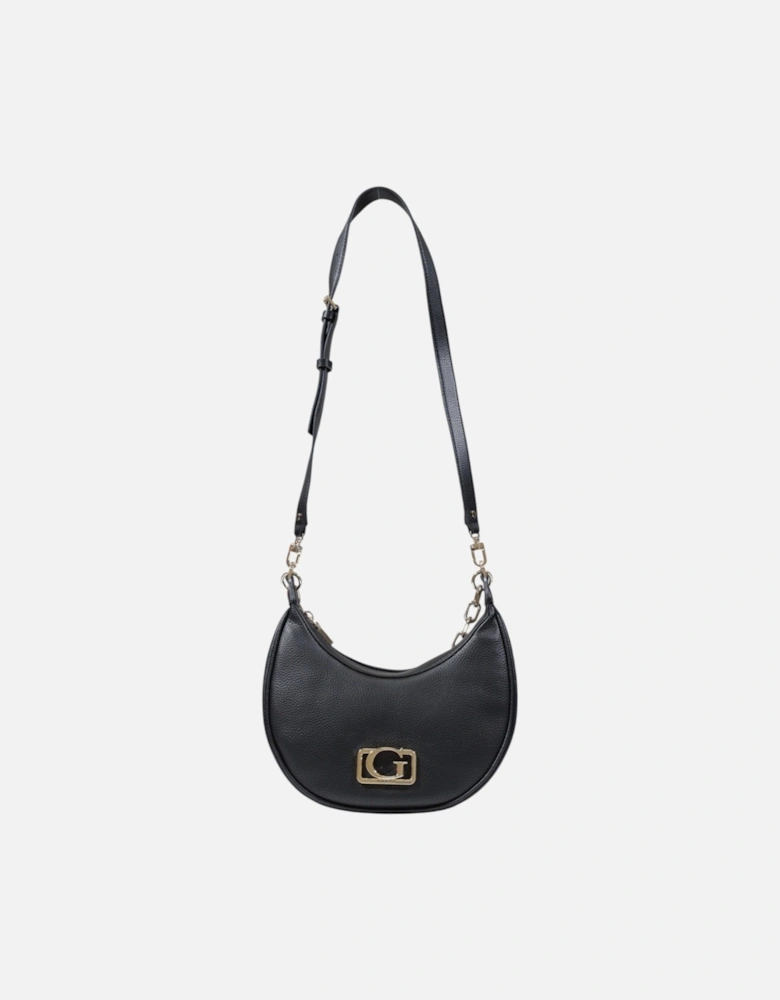 Plain Shoulder Bag with Zip Fastening