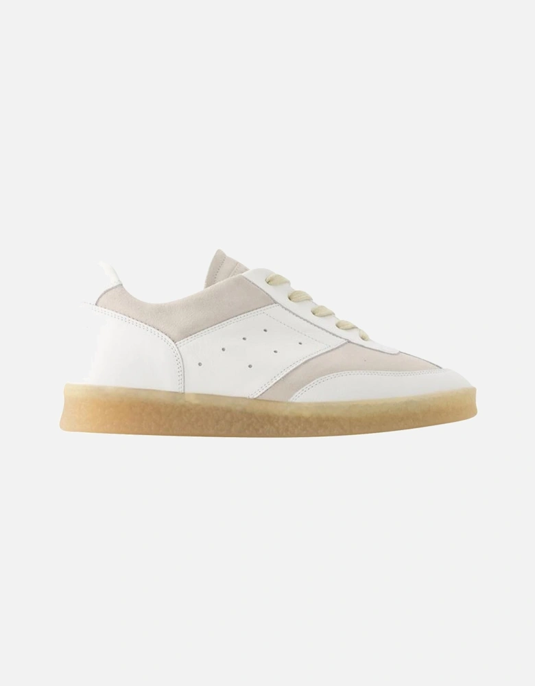 Court Sneakers - Leather - White