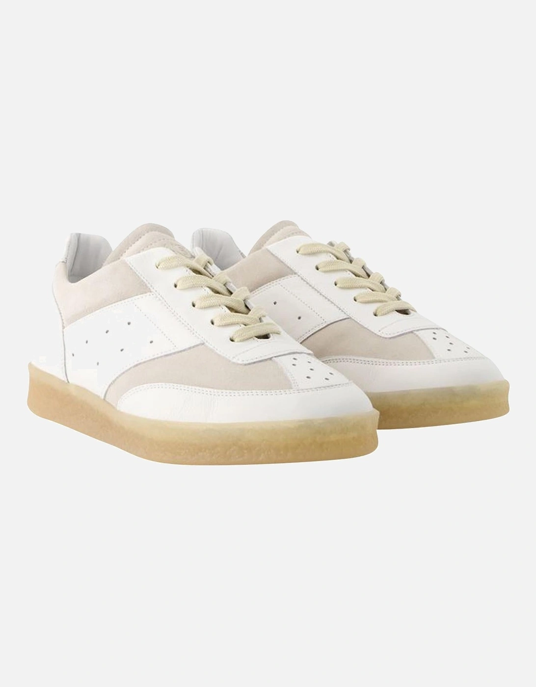 Court Sneakers - Leather - White