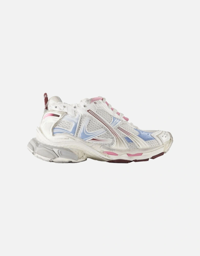 Gradient Runner Sneakers with Top Laces