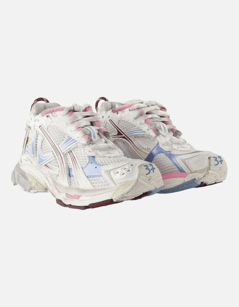 Gradient Runner Sneakers with Top Laces