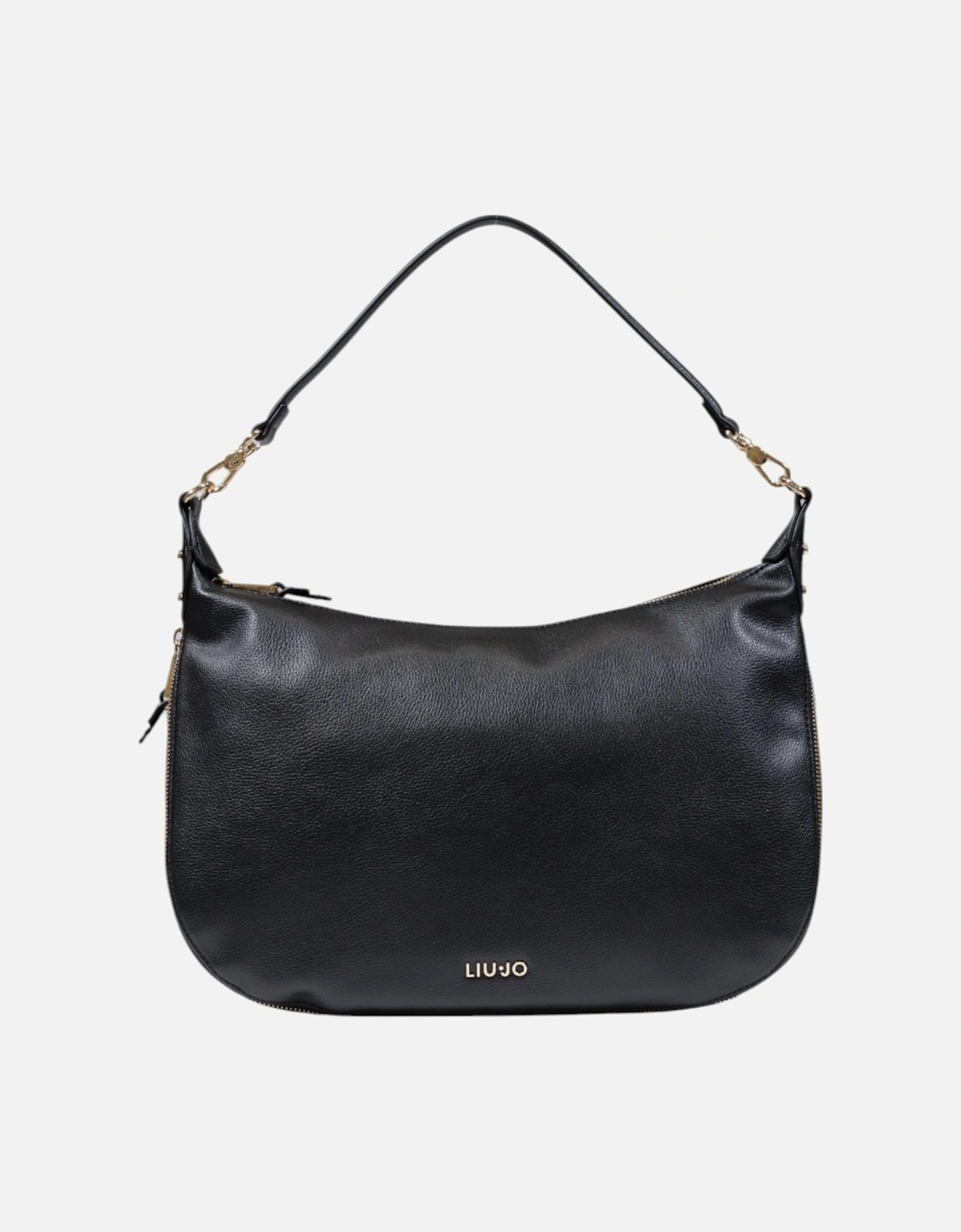 Handbag with Zip Fastening and Plain Pattern, 4 of 3