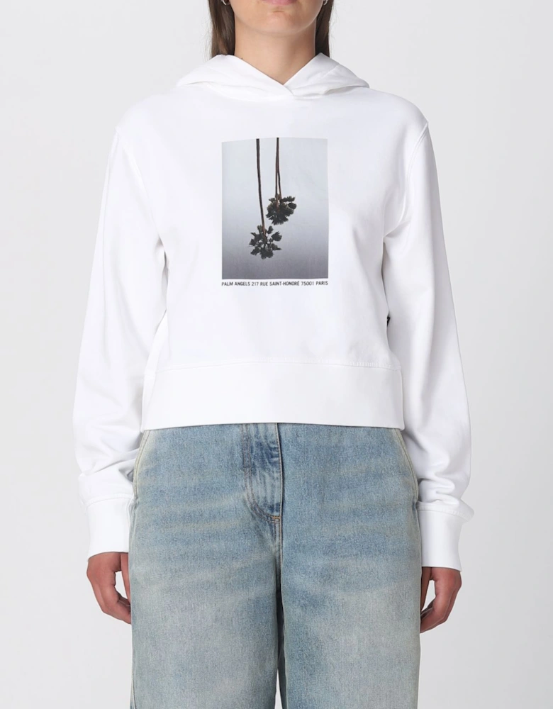 Cropped Palm Tree Hoodie