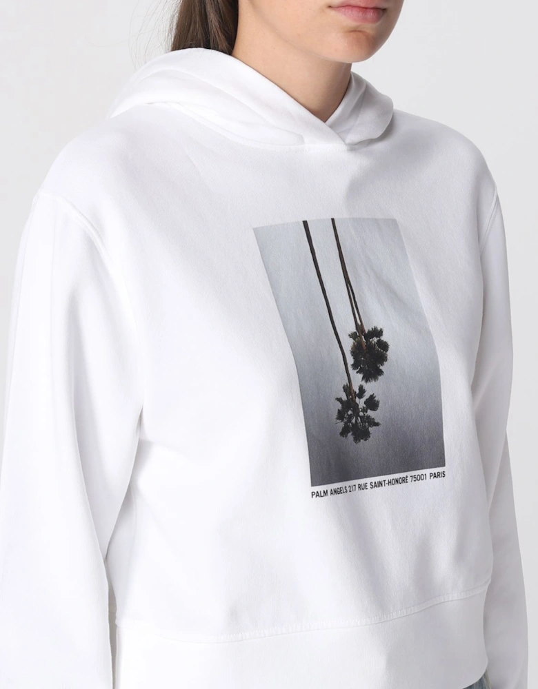 Cropped Palm Tree Hoodie