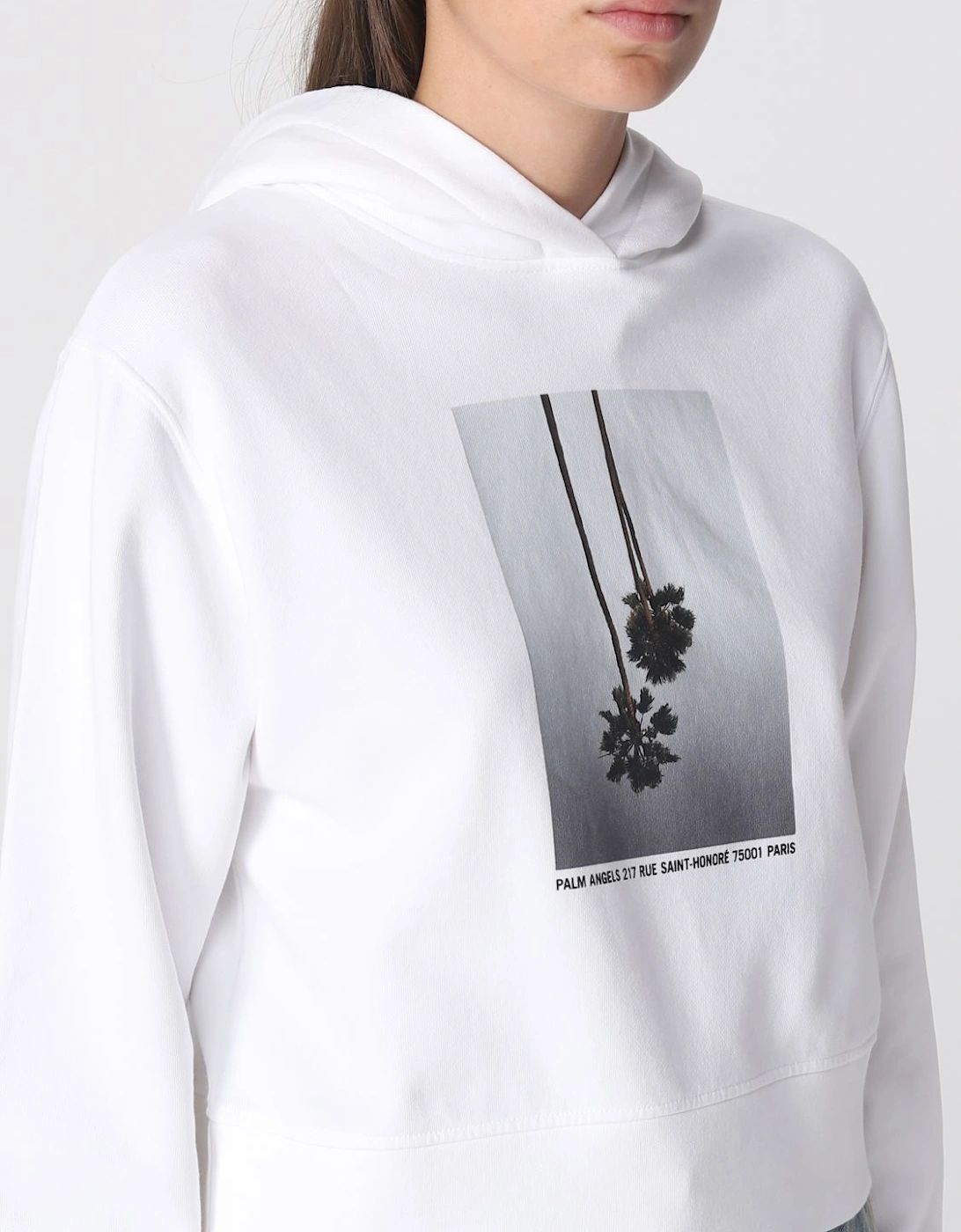 Cropped Palm Tree Hoodie