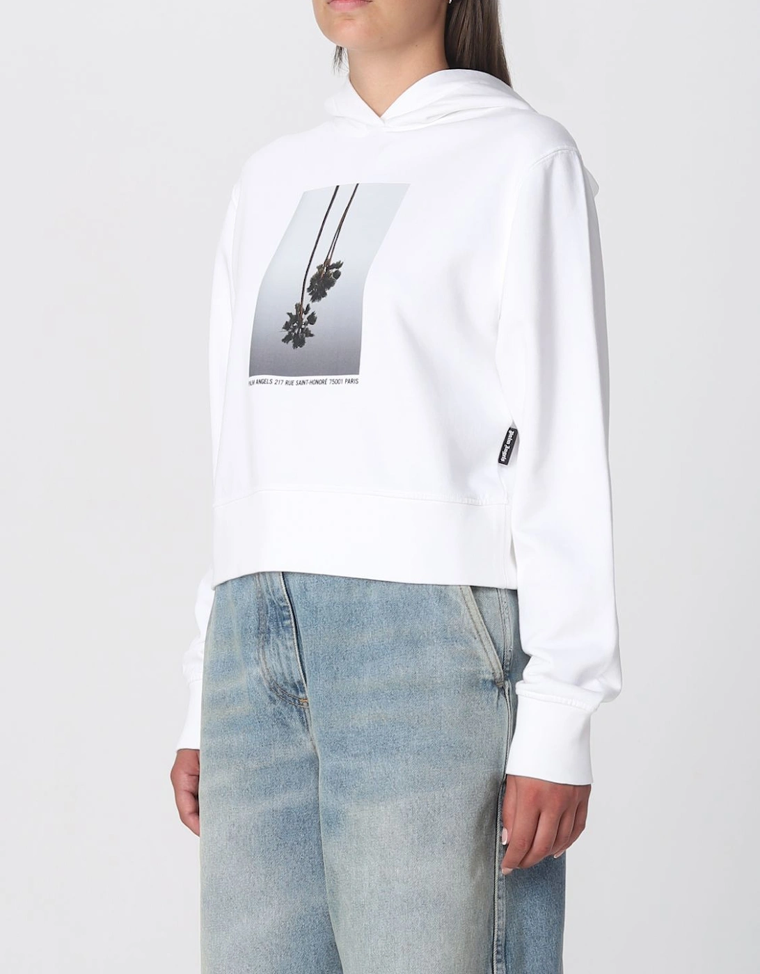 Cropped Palm Tree Hoodie
