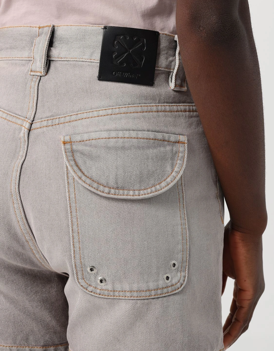 Denim Shorts with Belt Loops