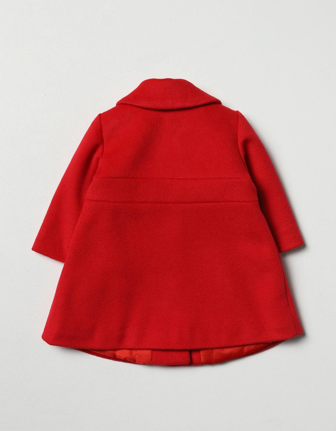 Baby Girl Red Bow Coat